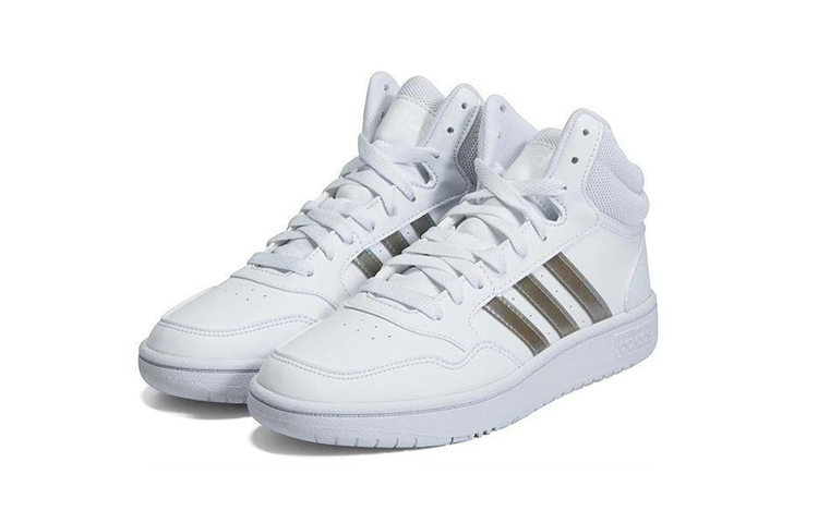 (PS) adidas Hoops Mid 3.0 'White Silver' HP2662