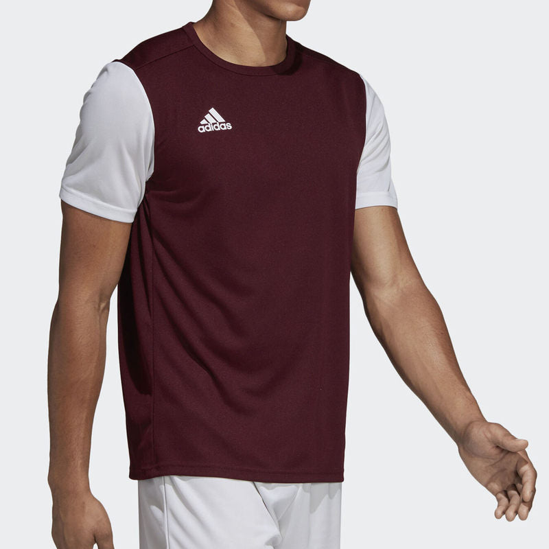 adidas Estro 19 Jsy Contrasting Colors Soccer/Football Sports Short Sleeve Deep Red DP3239