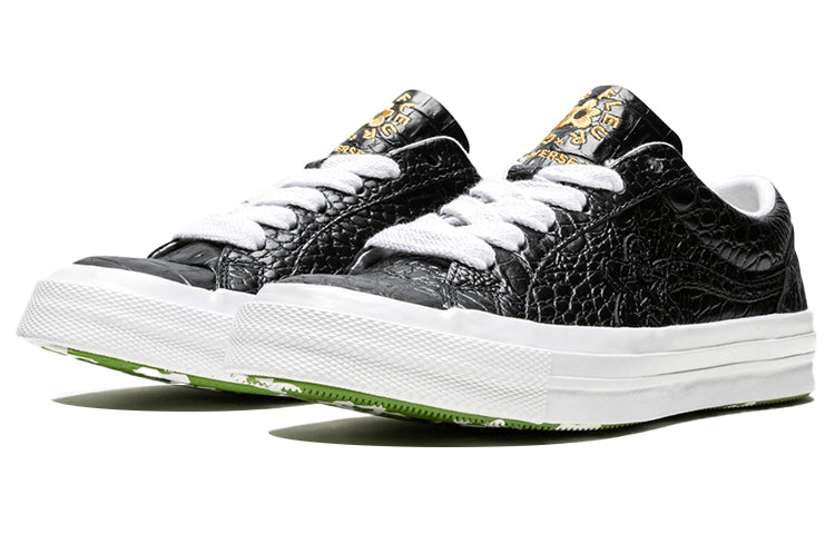 Converse Golf Le Fleur x One Star Low 'Gator Collection - Black' 165524C