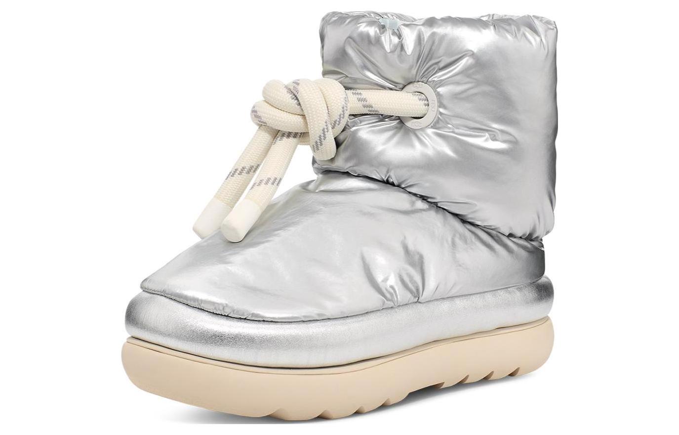 (WMNS) UGG Classic Maxi Short Boot 'Metallic Silver' 1135153-MSLV