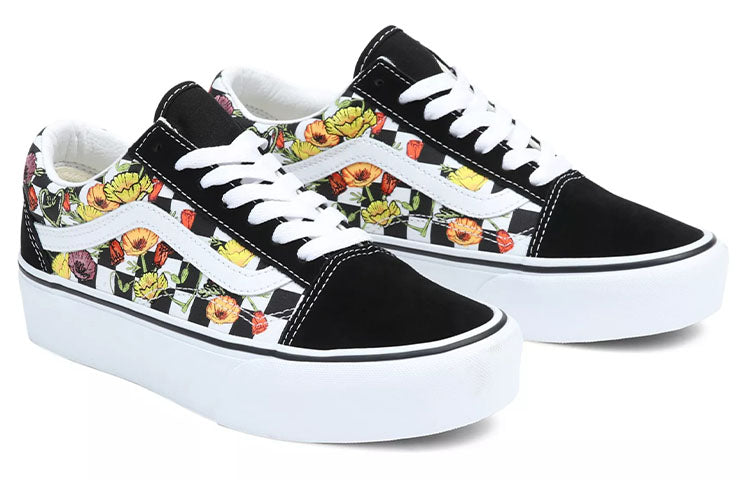 Vans Old Skool Platform 'Poppy Checkerboard' VN0A5KRGBML