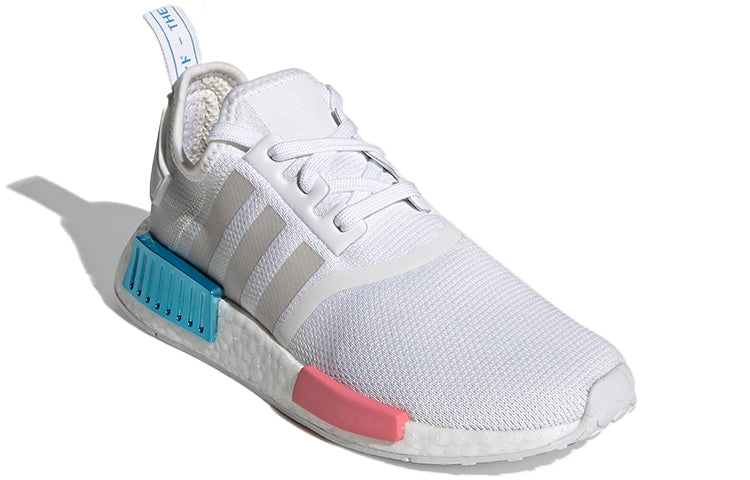 (WMNS) adidas NMD_R1 'White Grey Blue Rose' FX7074