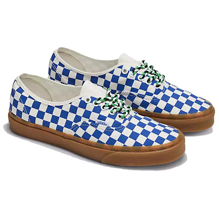 Vans Authentic Checkerboard Shoes 'Blue White Gum' VN0009PVY6Z
