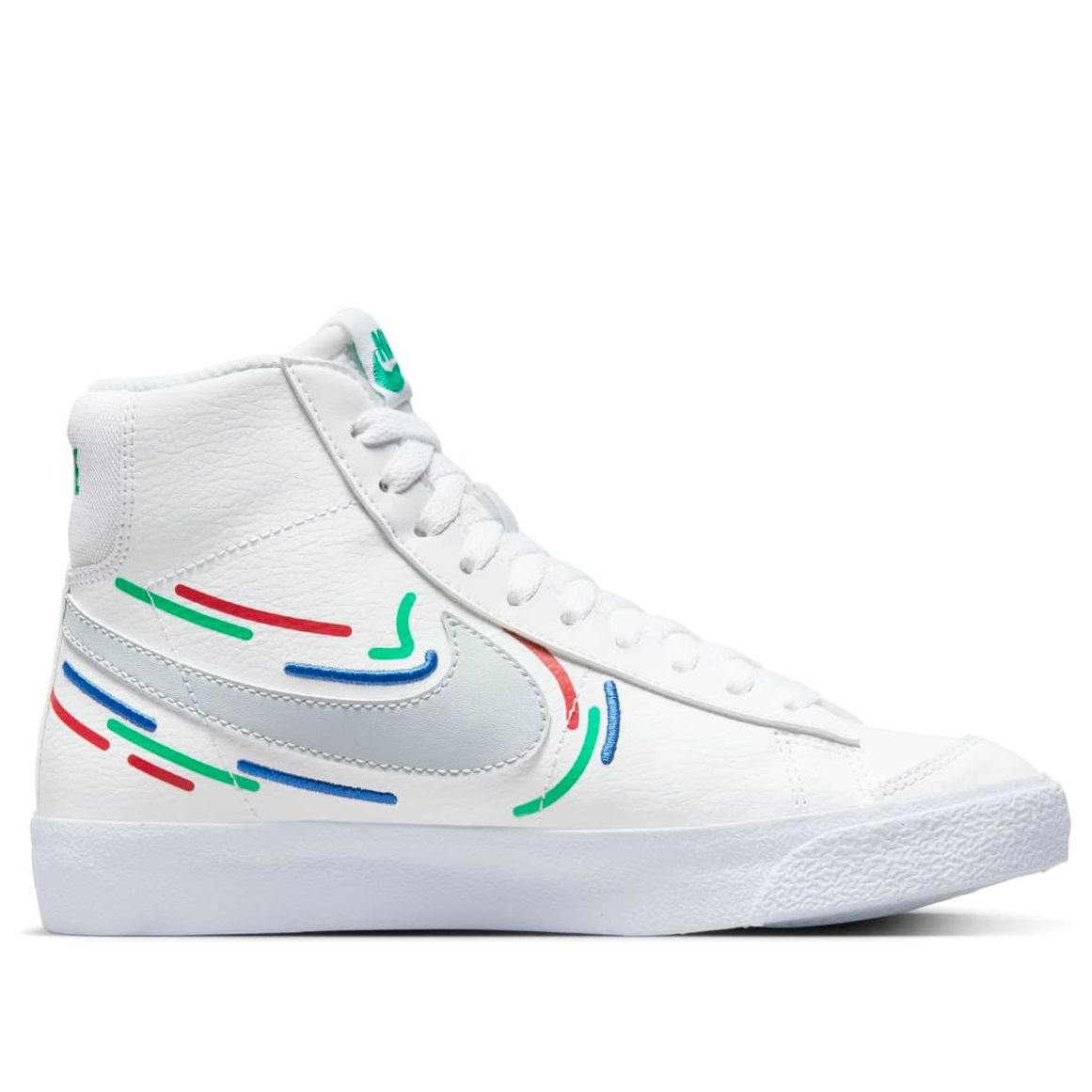 (GS) Nike Blazer mid '77 'White Game Royal University Red' FB8023-100