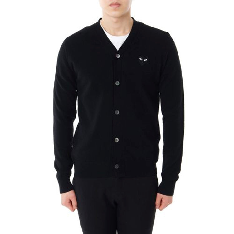 COMME des GARCONS PLAY Cardigan Black Emblem 'Black' AZ-N024-051-1