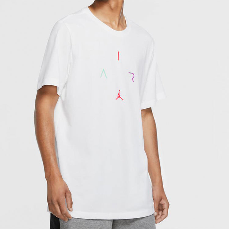 Air Jordan Dri-FIT AIR Round Neck Short Sleeve White CN3576-100