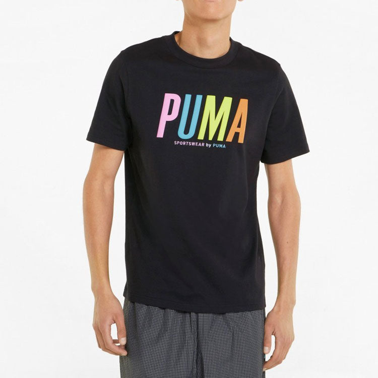 PUMA Sportswear Graphic Tee 'Black' 533623-01
