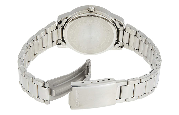 CASIO Waterproof Stainless Steel Strap Quartz Silver Analog LTP-1303D-1A