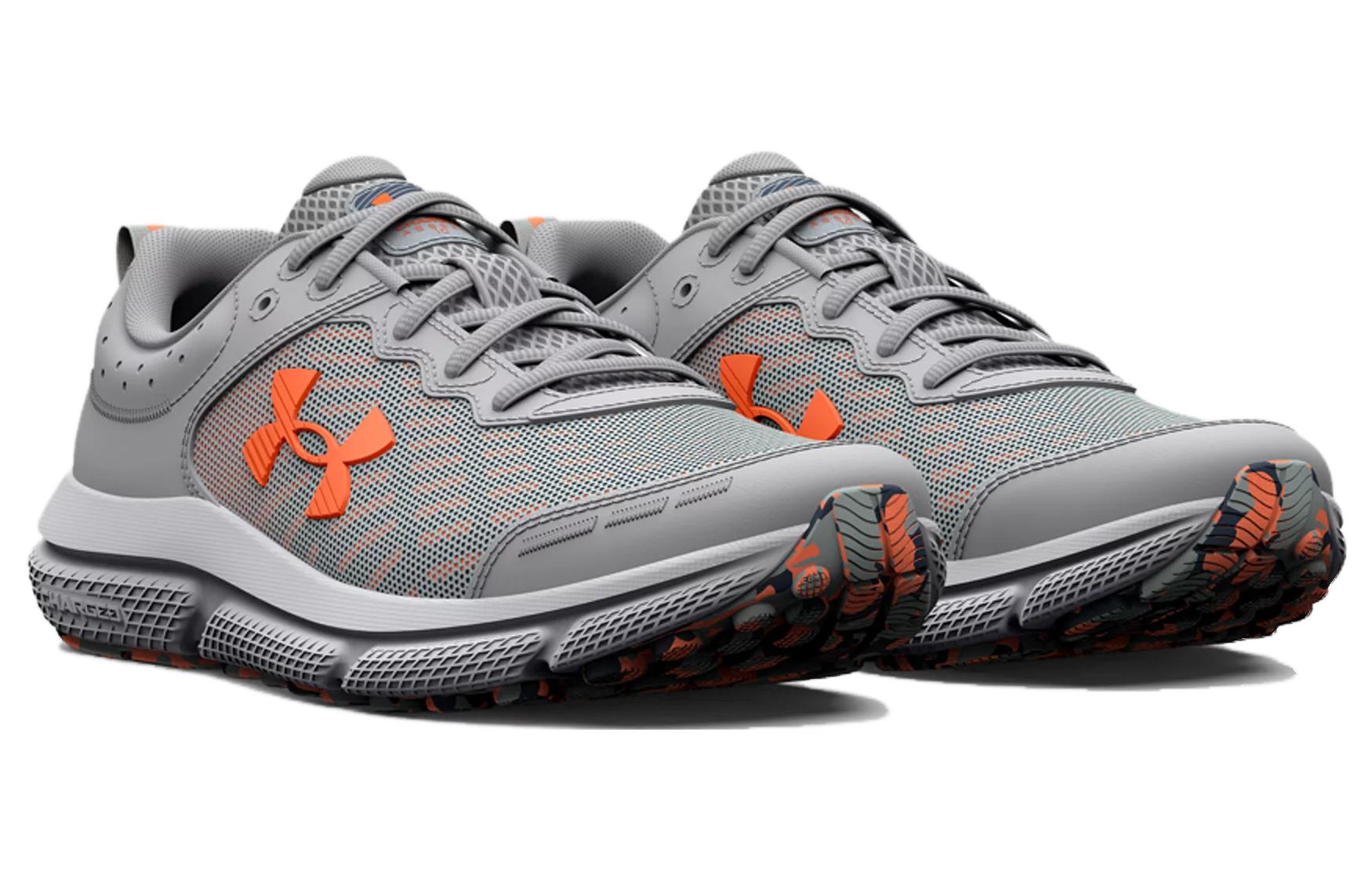 (GS) Under Armour Assert 10 AC 'Mod Grey Orange Blast' 3026182-103