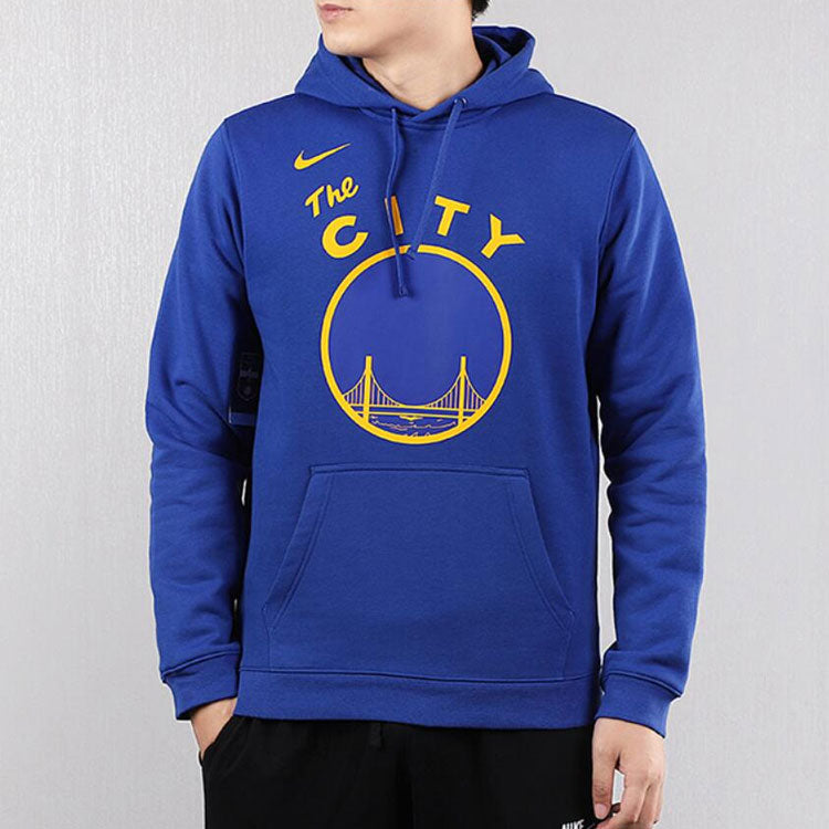 Nike NBA Drawstring Fleece Lined Golden State Warriors Blue CI4521-495