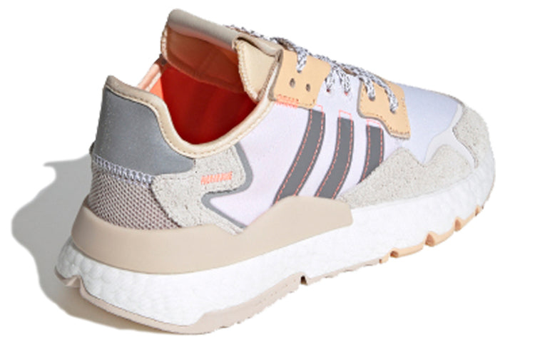 (WMNS) adidas Nite Jogger 'White Glow Orange' EF5426