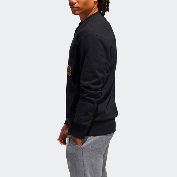 adidas Cny Crew Basketball Sports Pullover Black GH5008