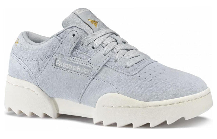 Reebok Workout Ripple OG Low Tops Casual Skateboarding Shoes Unisex Gray DV6308