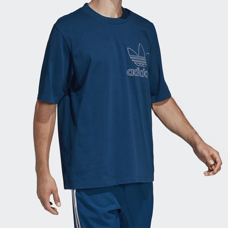 adidas originals Pullover Short Sleeve Navy Blue DW8714