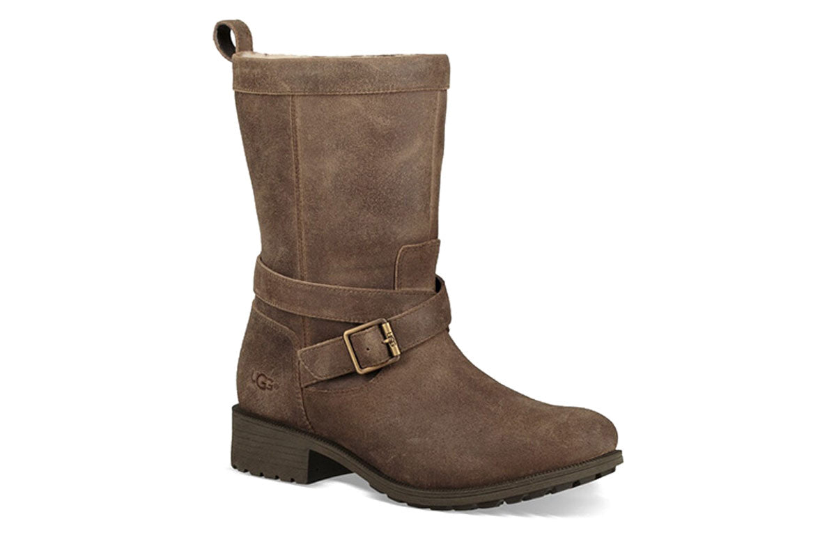 (WMNS) UGG Glendale Snow Boots Brown 1095152-DOVE