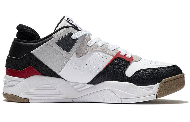 Li-Ning Casual Basketball Shoes Low 'Black White Red' AGBS031-2