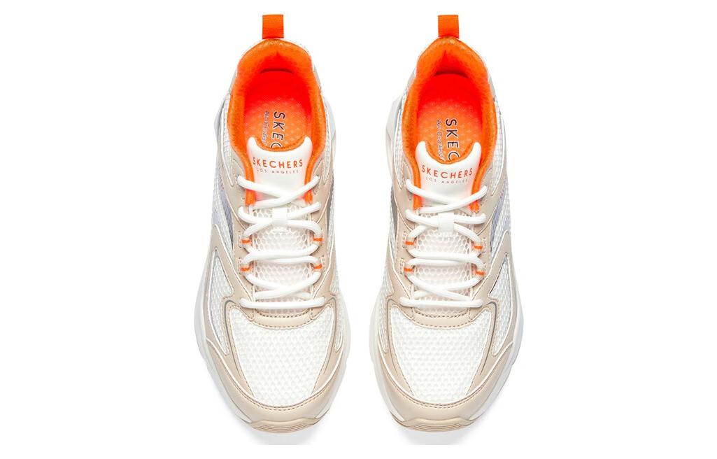 (WMNS) Skechers Tres Air Terti Airy 'White Beige Orange' 177426-NTOR