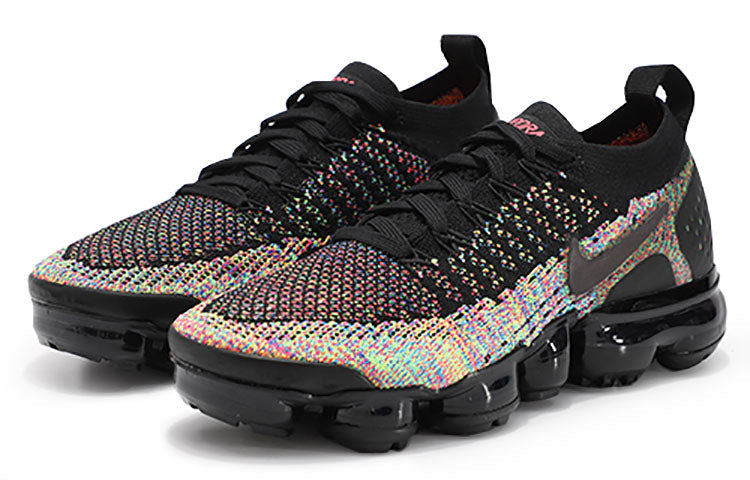 (WMNS) Nike Air VaporMax Flyknit 2 'Black Multicolor' 942843-015