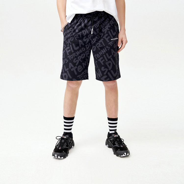 FILA FUSION Woven Sports Shorts Black T11M121807F-BK