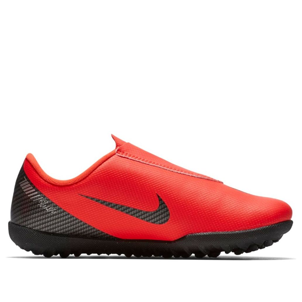 (GS) Nike Mercurial Vapor 12 Club CR7 TF 'Red Black' AJ3108-600