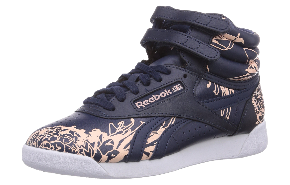 (WMNS) Reebok Freestyle Graphics Hi 'Blue Pink' M45603