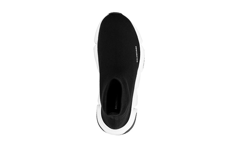 (PS) Balenciaga Speed Recycled Knit Sneakers 'Black White' 597425W2DB21015