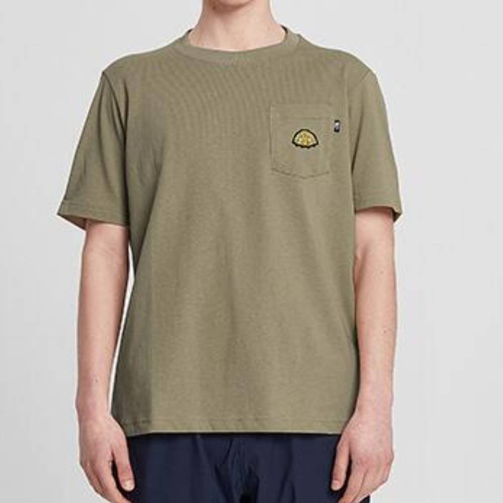 Men's THE NORTH FACE Pocket Short Sleeve Khaki 4999-ZDL