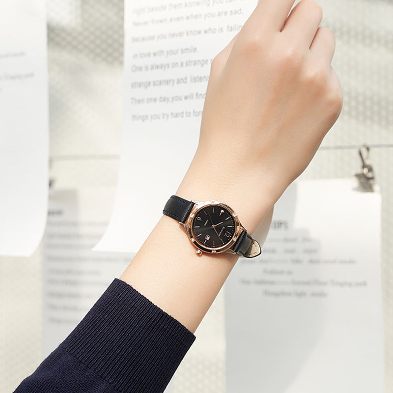 CASIO Analog SHEEN Sapphire Crystal Quartz Waterproof Black Digital SHE-4533PGL-1AUPR
