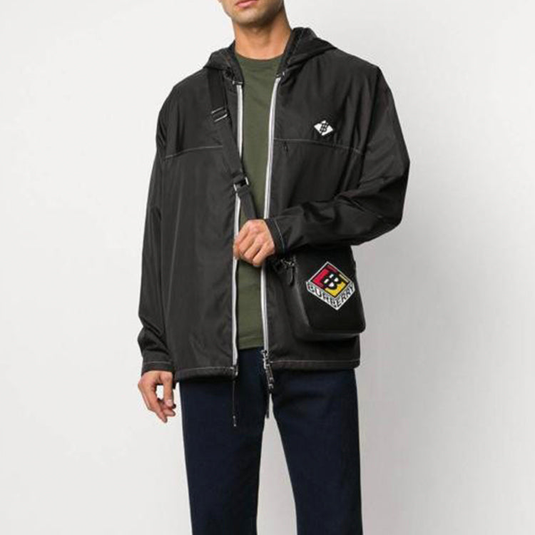 Burberry Portable Light Hooded Jacket Black 8025661
