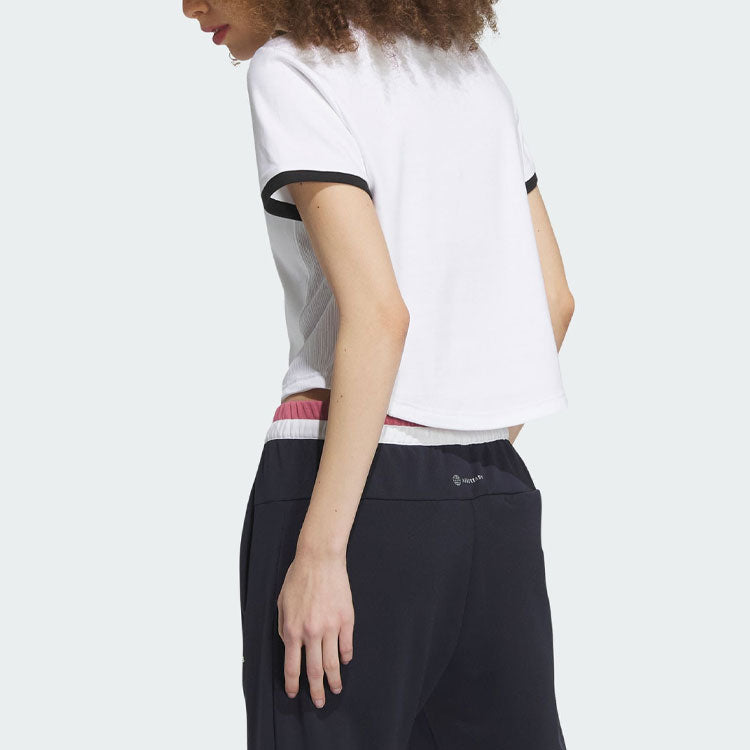 (WMNS) adidas Rco Graphic Short Sleeve Tee 'White' IP7106
