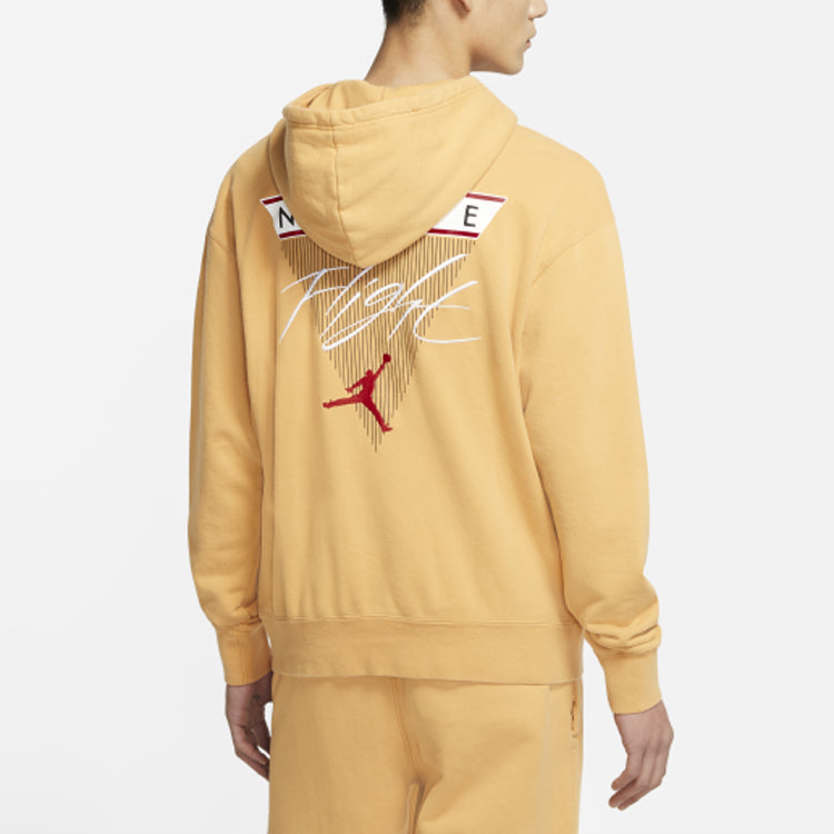 Air Jordan MENS Logo Print Long Sleeve Yellow CZ6094-217