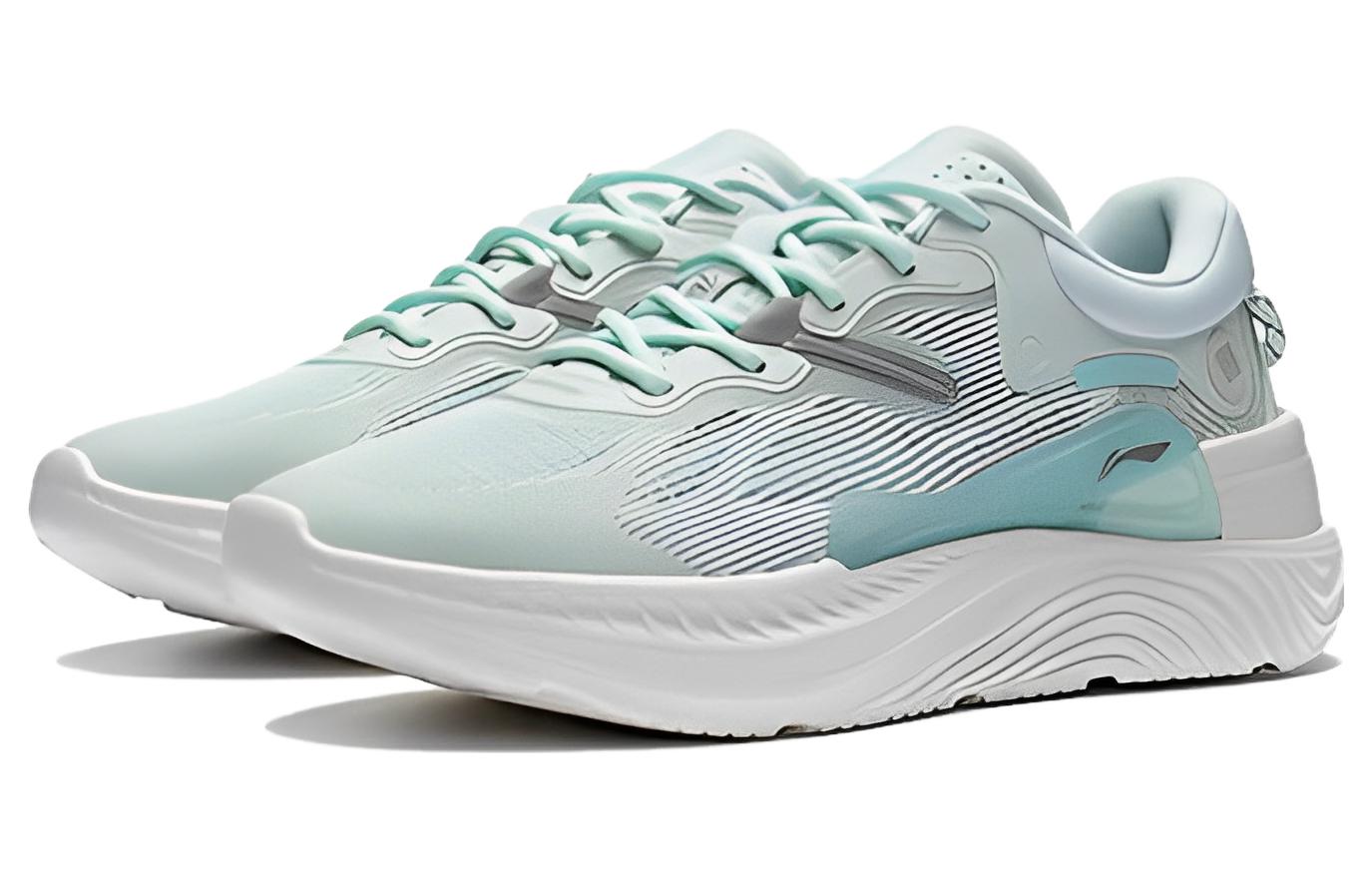 (WMNS) Li-Ning Spark Lite 'Light Green Blue' AGLT102-1