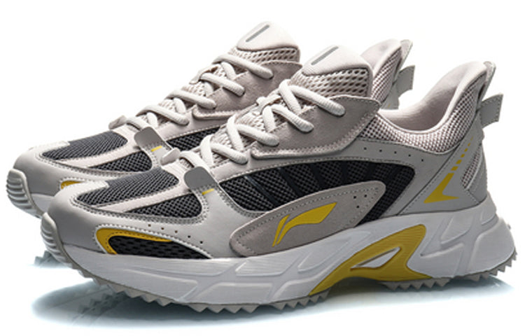 Li-Ning Running 'Grey Yellow' ARLQ009-4