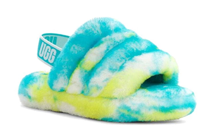 (PS) UGG Fluff Yeah Clog Slipper 'Oasis Blue Sulphur' 1123636K-OBSL