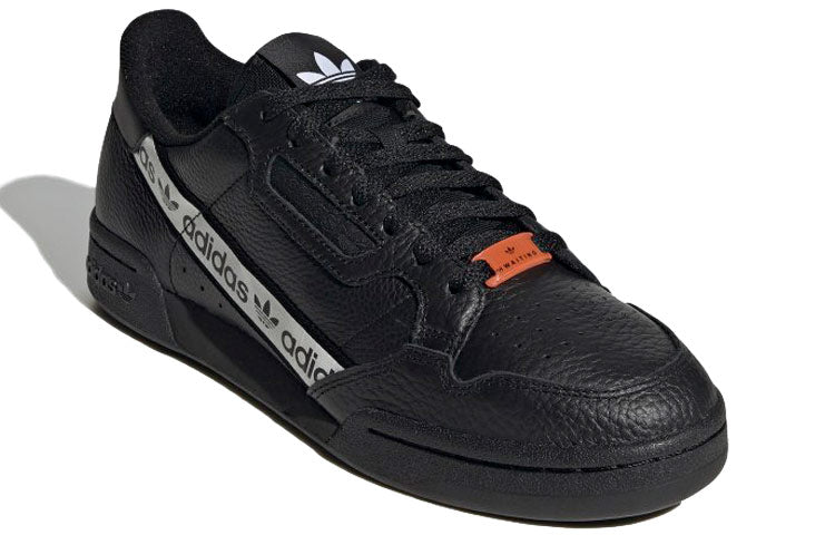 adidas Continental 80 'Wordmark Side Stripe - Black White' H68724