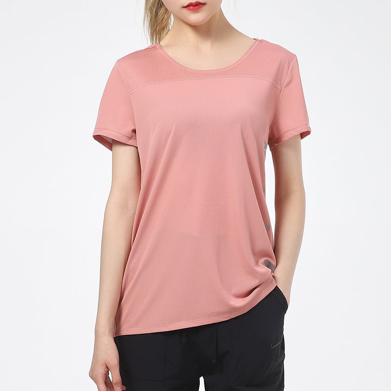 (WMNS) Nike Dri-FIT Logo Printing Quick Dry Pink/Red DA1247-685