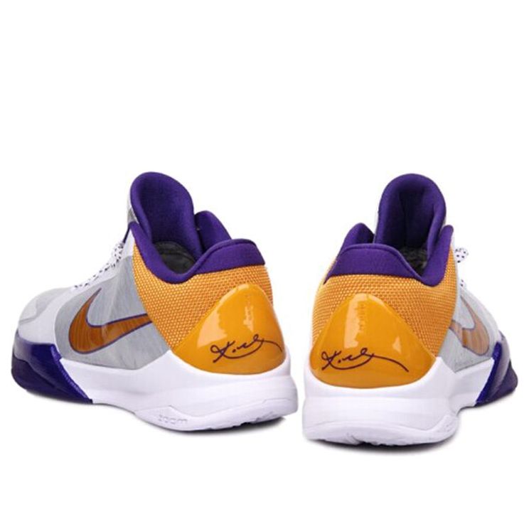 Nike Zoom Kobe 5 White/Golden/Purple 386430-102