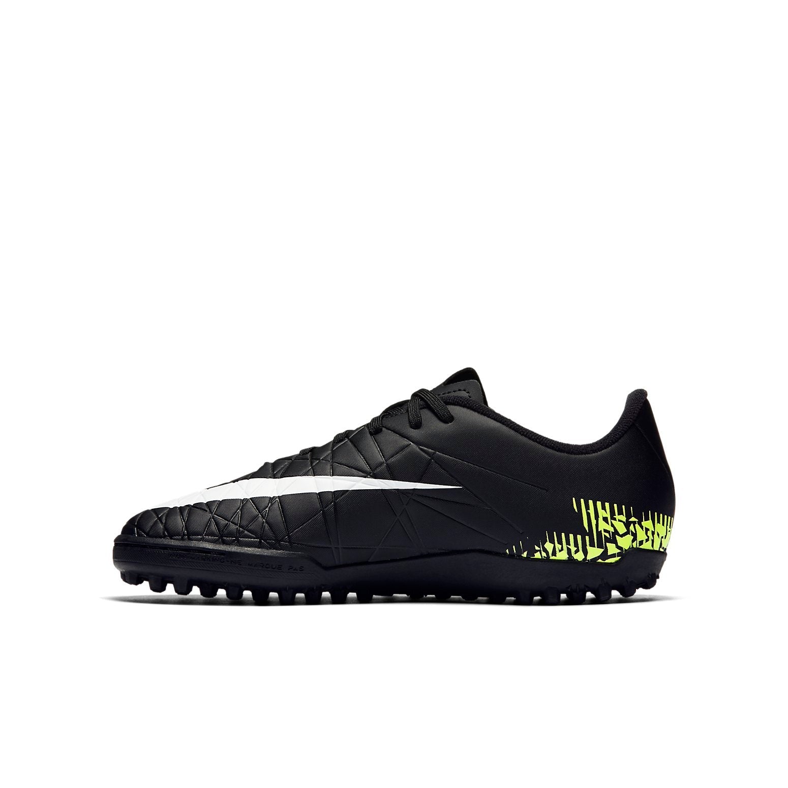 (GS) Nike HyperVenomX Phelon II TF 'Black Yellow White' 749922-017