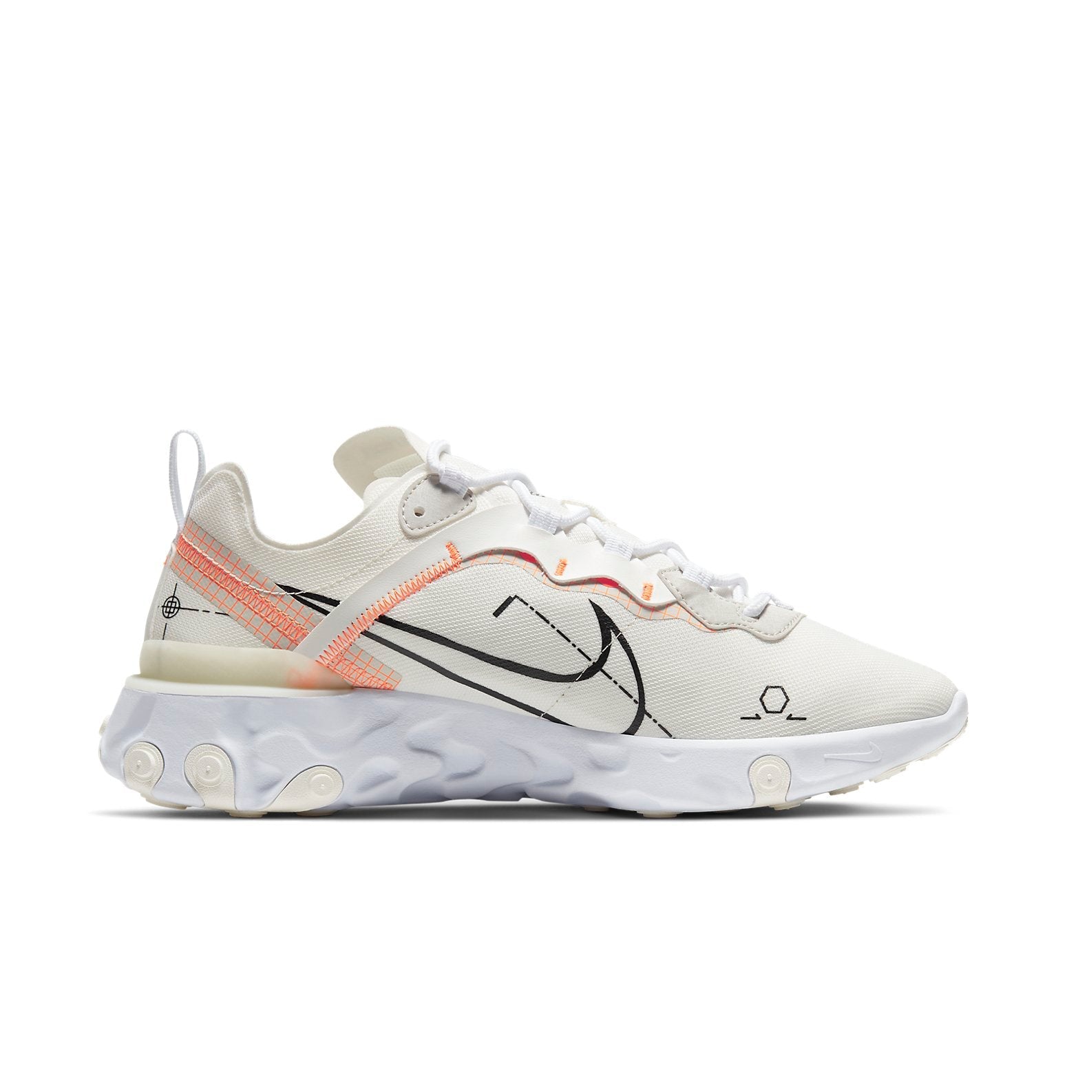 Nike React Element 55 'Light Bone Schematic' CU3009-102