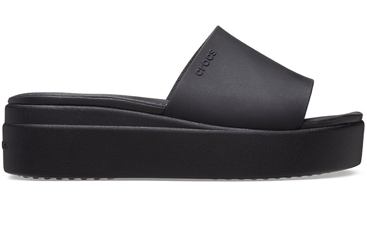 (WMNS) Crocs Brooklyn Slide 'Black' 208728-001