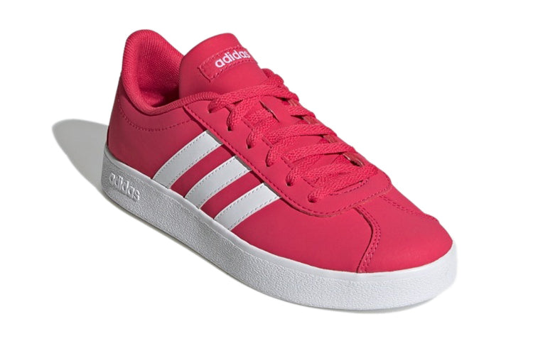 (GS) adidas VL Court 2.0 K 'Red White' FW3939