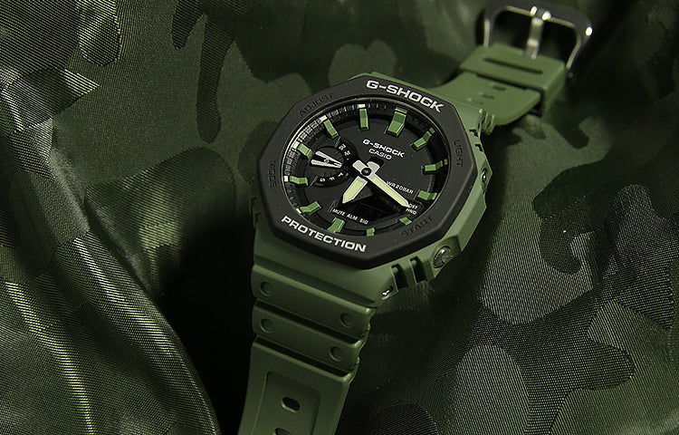 CASIO G-Shock Analog-Digital 'Green' GA-2110SU-3A