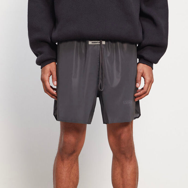 Fear of God Essentials FW20 Reflective Volley Shorts 'Black' 0160250500082001