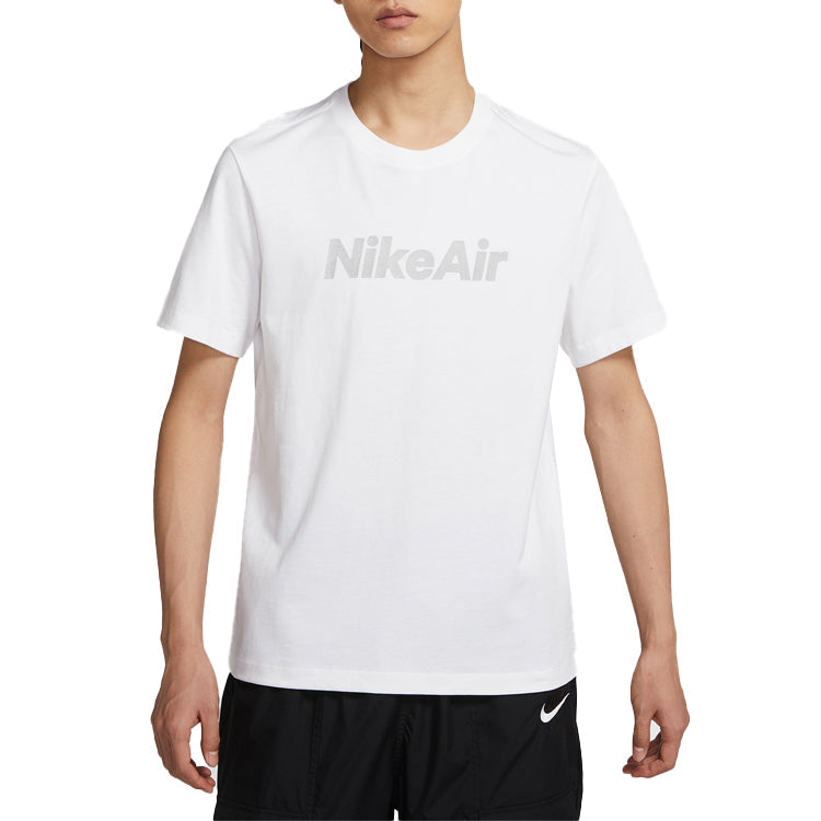 Nike SPORTSWEAR Minimalistic Alphabet Printing Short Sleeve White CU7345-100