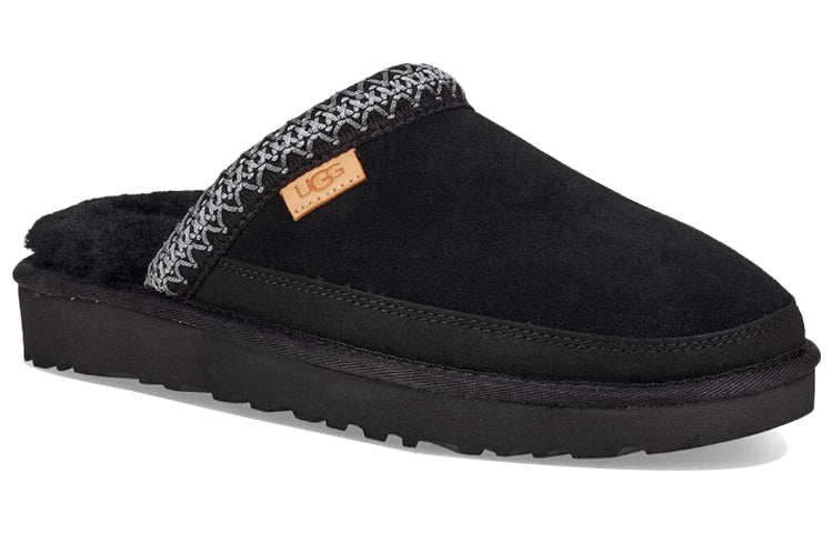 UGG Tasman Slip On Fleece Lined Shoe Black 1103900-BTNL