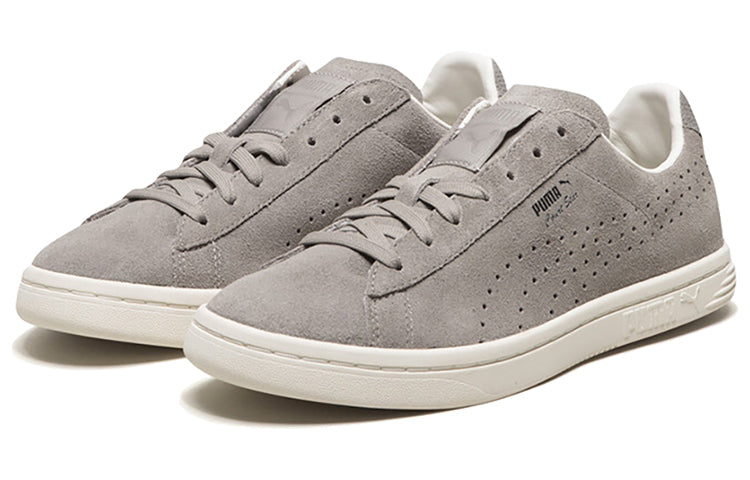 PUMA Court Star Suede Interest Grey/White Low Casual Board Shoes 366610-03