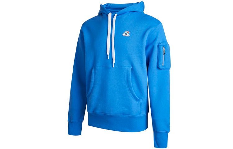 Nike Men's Sportswear Airmoji Ft W Cartoon Patch Sports Hooded Sweater For Blue DA8738-403