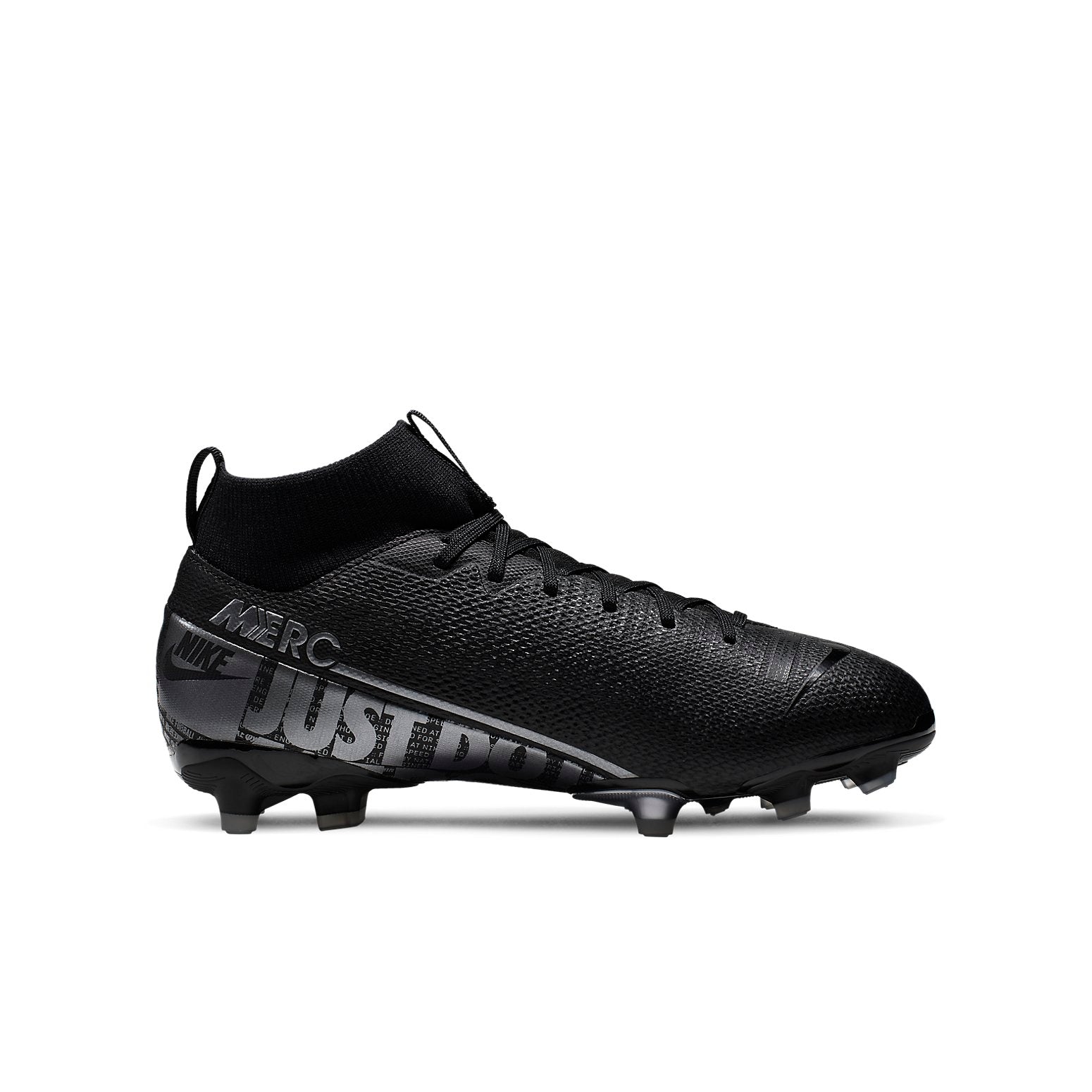(GS) Nike JR Mercurial Superfly 7 Academy FG/MG 'Black Grey' AT8120-001