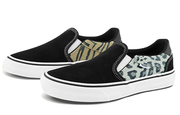 (WMNS) Vans Slip-On 'Black Leopard' VN0A3TL6A2S