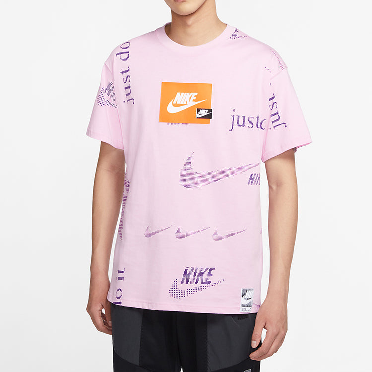 Nike Sportswear Pattern Short Sleeve Pink Light pink CW0378-676